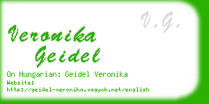 veronika geidel business card